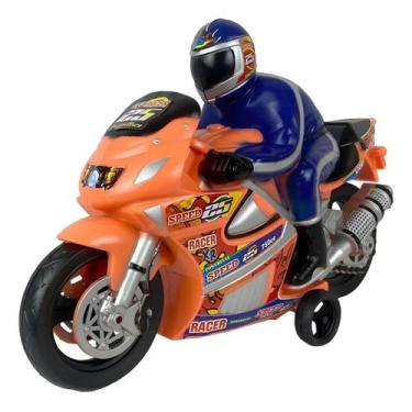 Imagem de Moto Racer Movida À Fricção Com Som De Motor - Líder - Lider Brinquedo