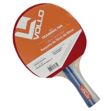 Imagem de Raquete Tenis de Mesa Vollo Training 700 VT700 Unissex, Único, Vermelh