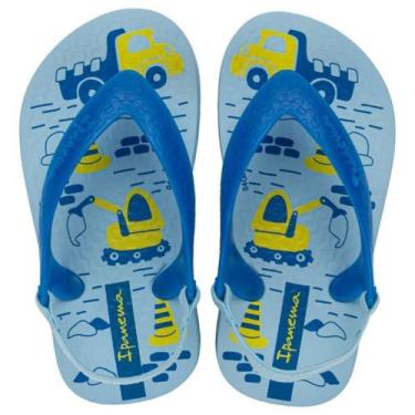 Imagem de Chinelo Infantil Ipanema Ajuste Perfeito Com Elastico, 23/24, Azul ama