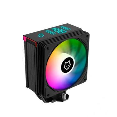 Imagem de Air Cooler Gamer Husky Alisius 500, ARGB com Display, AMD/ INTEL, 120m