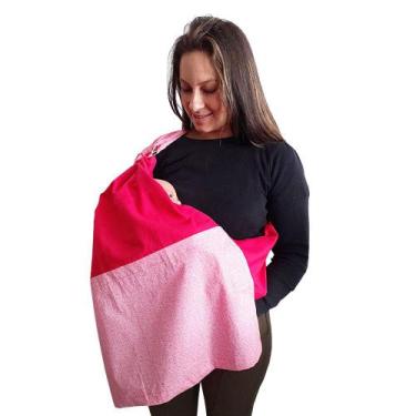 Imagem de Canguru Sling de Argola Com Ombreira Carregador De Bebe Proteção Bebe 
