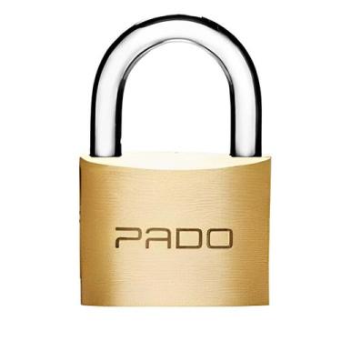 Imagem de Cadeado Pado Armário Mala Janela Latão Maciço Haste Aço 20mm Segredos 