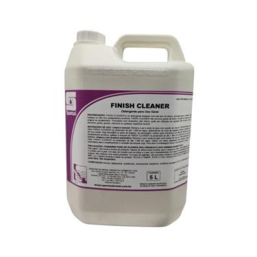 Imagem de Detergente Neutro Limão Finish Cleaner 5L Porcelanato Pisos Spartan