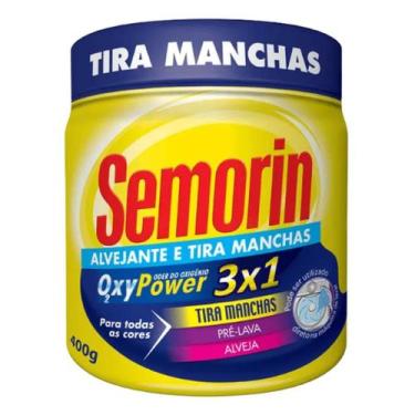 Imagem de Tira Manchas e Alvejante em Pó Semorin Oxy Power 400g - SEMORIM