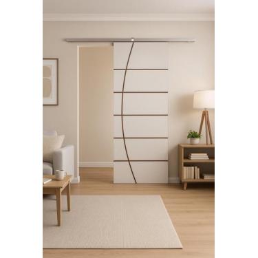 Imagem de Porta de Correr Prime Frisada Kit Alumínio - Vanin Portas e Janelas, 2