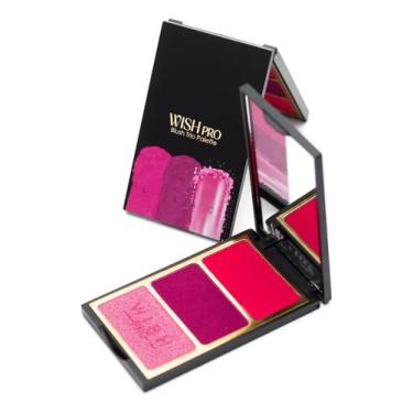Imagem de Paleta de blush lilac - wish trio palette michelly palma