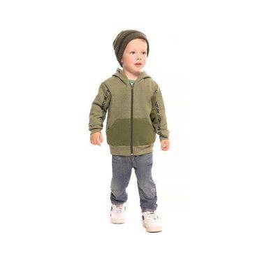 Imagem de Jaqueta Moletom Infantil Masculino Dila , 4, Verde
