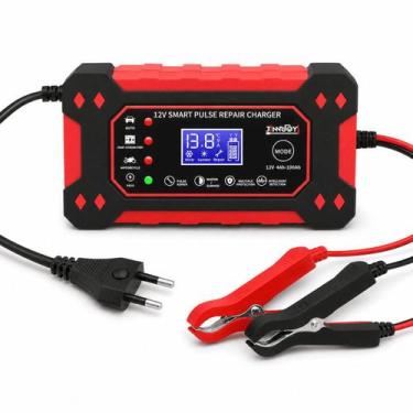 Imagem de Carregador de Bateria Automotivo Inteligente 12V 6A Bivolt Digital Rep
