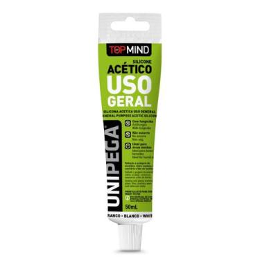 Imagem de SILICONE ACETICO USO GERAL BRANCO 50ml - UNIPEGA
