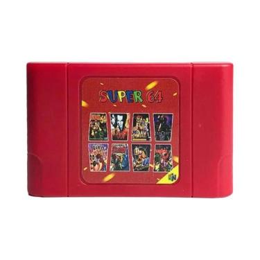 Imagem de Cartucho de Jogo 340 em 1 Super64 para N64 com Cartão de 16G para Cons