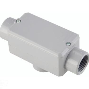 Imagem de Condulete fixo 1" tipo "TB" - com tampa / rosca BSP / com pintura elet