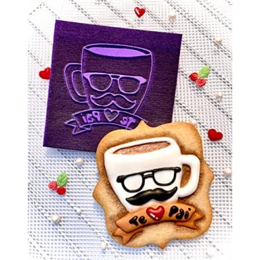 Imagem de B3 Carimbo para biscoitos confeitaria artesanato dia dos pais