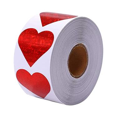 Imagem de menolana 500pcs Adesivos adesivos de amor Etiquetas de embalagem decorativos para cartões Álbum de recortes Envelopes de presentes do dia, 3,8 CM