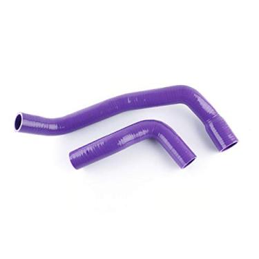 Imagem de LUXERAD Mangueira de silicone off-road 3 camadas 4,5 mm desempenho ATV para 1997 1998 HO NDA CBR600 CBR 600 (Roxa)