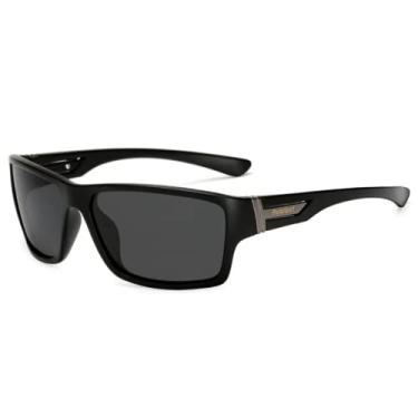 Imagem de Óculos de Sol Masculino Polarizado UV400 Lente Polarizada (Preto-Cinza)