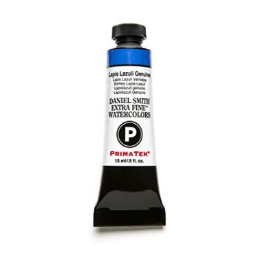 Imagem de DANIEL SMITH 284600138 Tubo de tinta de aquarela extrafino de 15 ml, lápis-lazúli genuíno, 0,5 ml (pacote com 1)