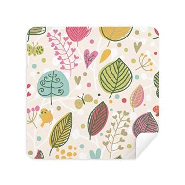Imagem de Pano de limpeza para limpeza de plantas Color Leaf Flower Plant Cleaner, tecido de camurça, 2 peças