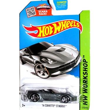 Imagem de Hot Wheels 2015 HW Workshop '14 Corvette Stingray 216/250, Silver