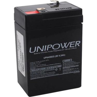 Imagem de Bateria Selada Unipower 6v 4,5ah Mod Up645 Seg