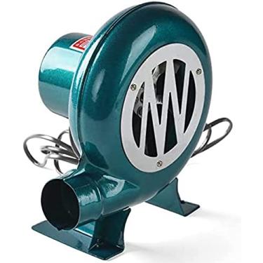 Imagem de KRASS Soprador de churrasco com velocidade ajustável - soprador elétrico de forja de ferreiro - baixo ruído, forte potência de resfriamento rápido para churrasco - soprador de forjamento de ferreiro para família ao ar livre, 60 W, Collector88