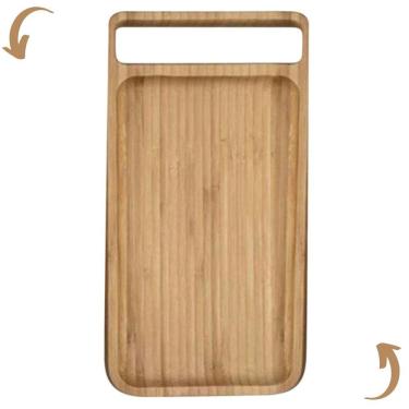 Imagem de Bandeja Tábua Retangular em Bambu 30x15 Servir