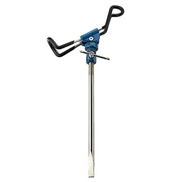 Imagem de vara pesca banco - Suporte vara pesca aço inoxidável ajustável - Suporte para vara pesca Suporte para vara pescar Suporte para vara pescar em