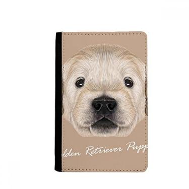 Imagem de Porta-passaporte Golden Retriever treinado, cachorro, animal, notecase Burse carteira capa para cartão, Multicolorido.