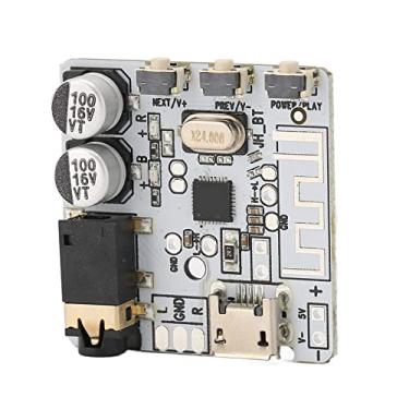 Imagem de Amplificador de áudio estéreo bluetooth 5.0 placa receptora bluetooth estável com controle de botão para diy