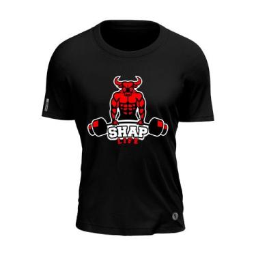 Imagem de Camiseta Bodybuilder Boi Forte Fisiculturista Shap Life Red