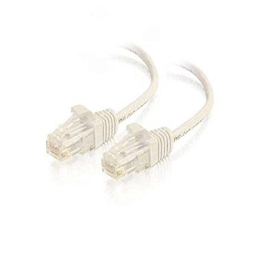 Imagem de Cabo de rede sem proteção (UTP) Slim Ethernet Snag less, Branco, 1'