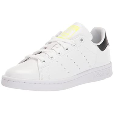 Imagem de adidas Originals Stan Smith Tênis masculino, Branco/preto/amarelo solar, 6