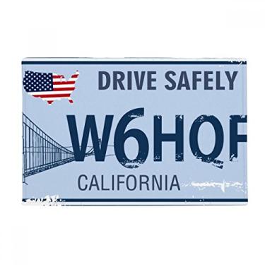 Imagem de DIYthinker Placa de licença EUA padrão americano tapete antiderrapante tapete para porta de banheiro
