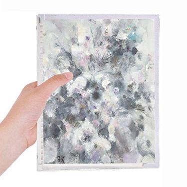 Imagem de Caderno de arte de pintura a óleo de inverno com folhas soltas diário recarregável de papelaria