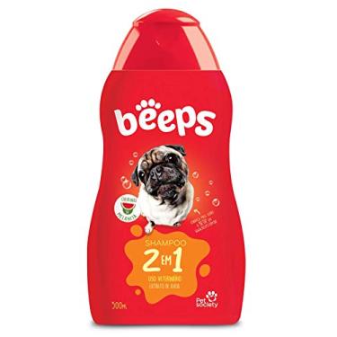 Imagem de Pet Society Beeps Shampoo 2 Em 1 Pelos Curtos 500Ml Beeps Para Cães