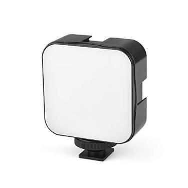 Imagem de Domary LED01 Mini lâmpada LED de preenchimento com luz de vídeo para fotografia 6500K regulável em 5W com adaptador de montagem de sapata fria compatível com câmera Ca-non Ni-kon So-ny DSLR