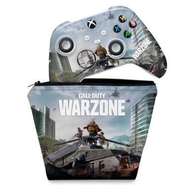 Imagem de Capa Case E Skin Compatível Xbox Series S X Controle - Call Of Duty Wa