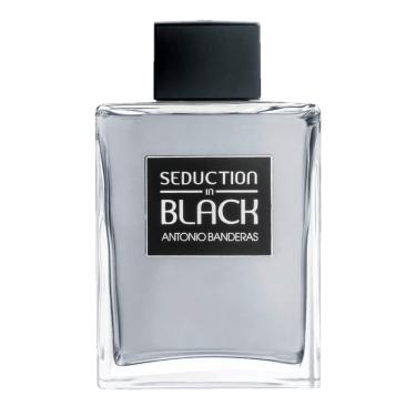 Imagem de Seduction Black Antonio Banderas Eau de Toilette - Perfume Masculino 200ml 