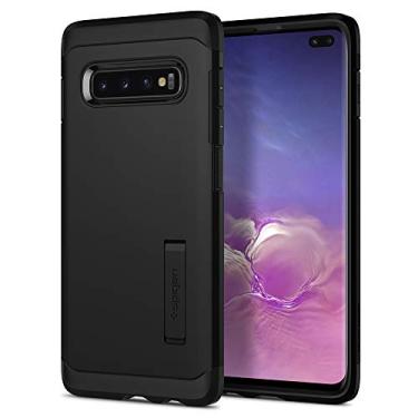 Imagem de Capa Galaxy S10 Plus Spigen Tough Armor Black, Spigen, Capa Anti-Impacto, Preto