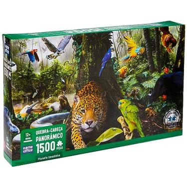 Imagem de Floresta Amazônica - Quebra-cabeça - 1500 peças Panorâmico - Toyster Brinquedos