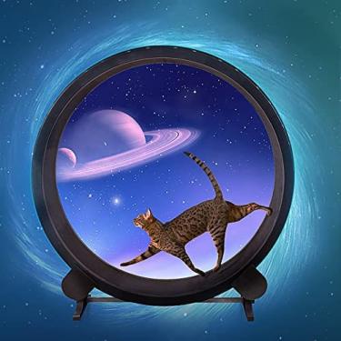 Imagem de Esteira Para Gatos Estrutura De Escalada Para Gatos, Roda De Exercícios Para Gatos, Esteira Silenciosa Para Gatos, Brinquedo Esportivo Para Perda De Peso Para Gatos Pequenos/médios 220Ib,Collector