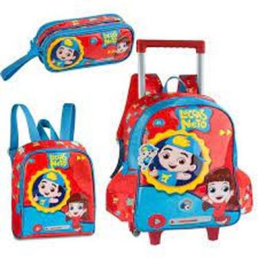 Mochila Luccas Neto Infantil Costas com Som - Original - Tem Tem