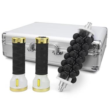 Imagem de Máquina de enrolar microvibração Massageador corporal portátil Cuidados de saúde acalmar dor no ombro e pescoço uso doméstico Elizia ETCRO01 (Ouro)