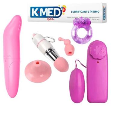 Imagem de Kit Completo Casal Brinquedos Sexuais Sex Shop - Sexy Import