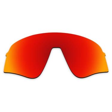 Imagem de Alphax Lentes de reposição polarizadas vermelhas fogo para Oakley Sutro Lite Sweep OO9465