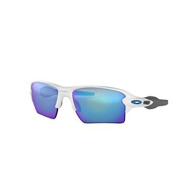 Imagem de Oakley OO9188 Flak 2.0 XL Óculos de sol + conjunto de acessórios Vision Group, Branco polido/Prizm Sapphire (918894)