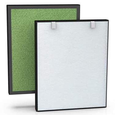 Imagem de EzLfGre Filtro de substituição H13 HEPA adequado para purificador de ar PURO XYGEN P500, filtro EzLfGre 4 em 1 adequado para purificador de ar KVV Sdf 001 002, filtro EzLfGre adequado para purificador