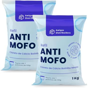 Imagem de Cloreto De Cálcio Antimofo Em Bolinhas 2kg - Evita Mofo Amigos Distribuidora
