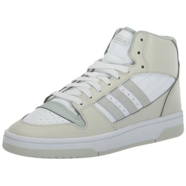 Imagem de adidas Tênis unissex adulto Turnaround Mid, Cinza órbita/branco/prata maravilha, 14.5 Women/13.5 Men
