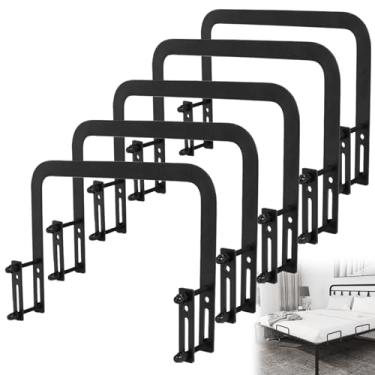 Imagem de Rioychan Barra de retenção de colchão evita que a rolha do colchão deslize, a rolha deslizante de cama para evitar que o suporte deslize no lugar, prendedor de colchão antiderrapante para estrutura de