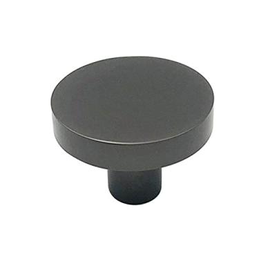 Imagem de Puxadores redondos da cômoda de latão Puxadores da gaveta puxadores Puxadores da porta do armário Puxador de ferragens rústicas antigas para cozinha, b, h